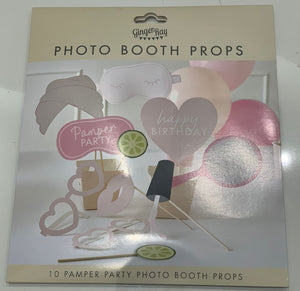 Photo Booth Props ( Pamper Theme )